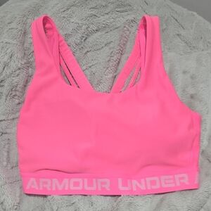 Under Armour Neon Pink Sports Bra